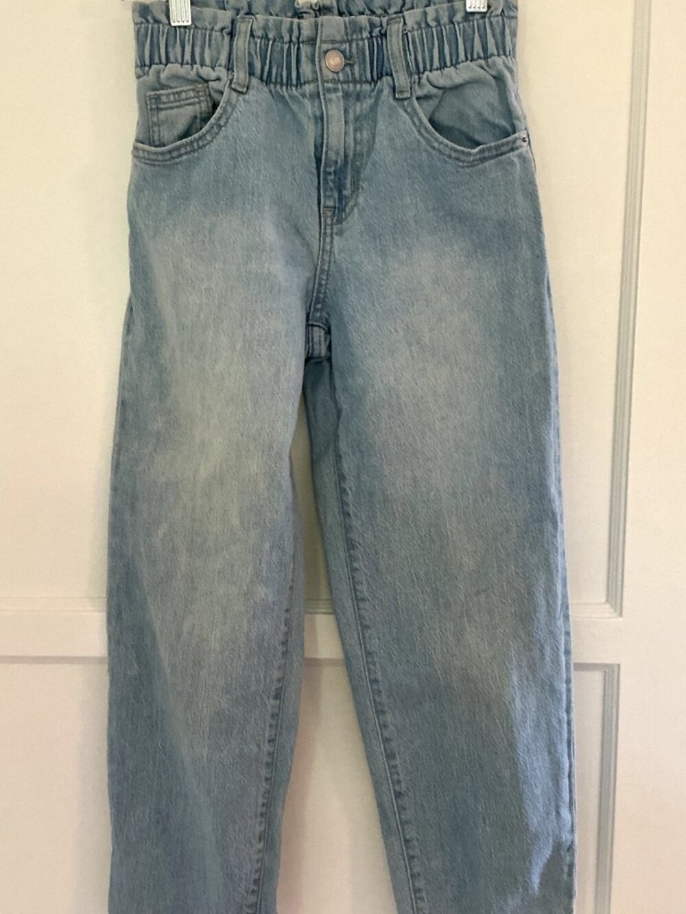 Cat & Jack Pull On Paperbag Waist Relaxed Jeans l Size 10